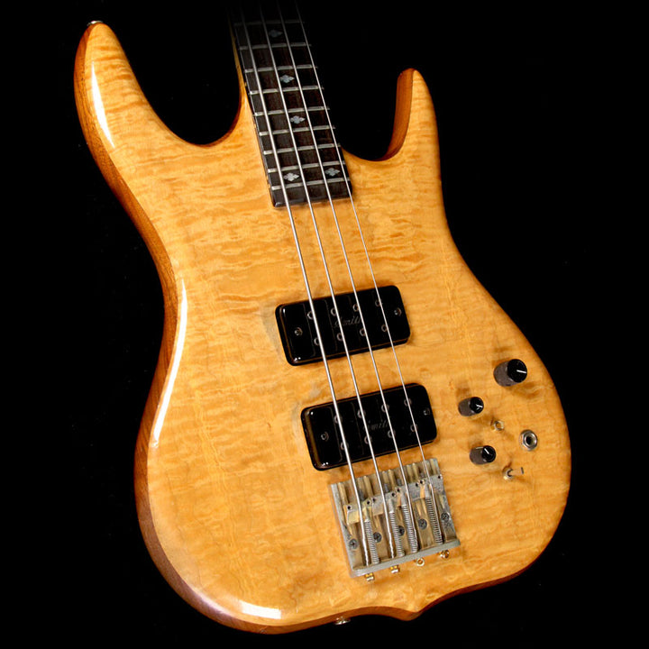 Used 1985 Ken Smith BT4 Dovetail Electric Bass Guitar Natural