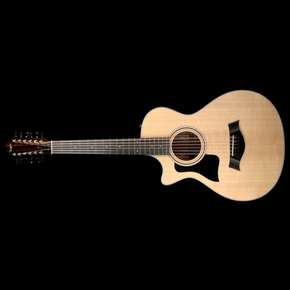 Taylor 352ce 12-Fret Grand Concert 12-String Left-Handed Acoustic Natural — 2