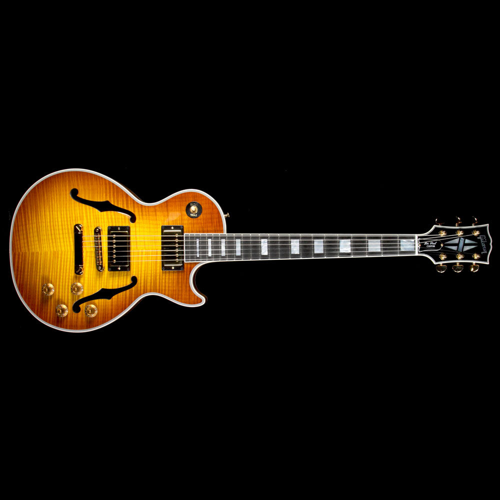 Used Gibson Custom Shop Les Paul Florentine Electric Guitar Lemonburst — 2