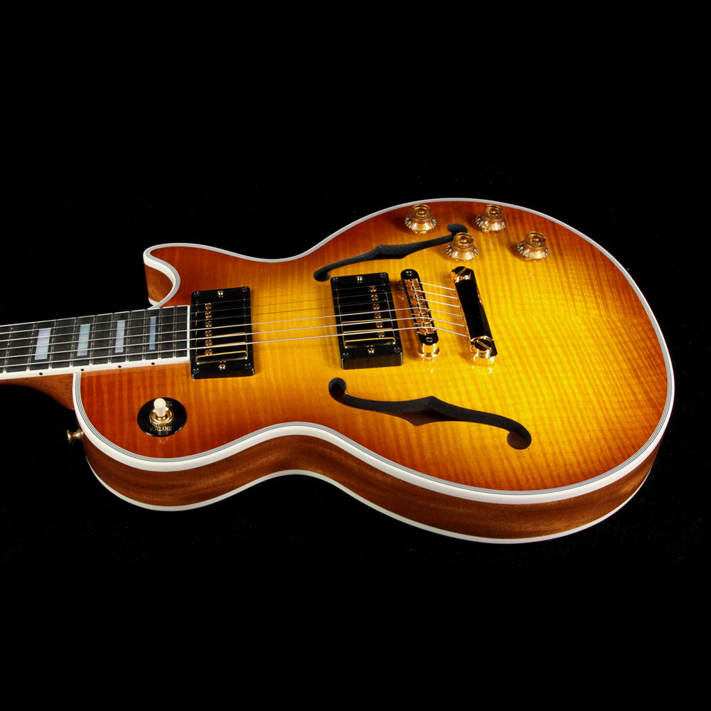 Used Gibson Custom Shop Les Paul Florentine Electric Guitar Lemonburst — 5