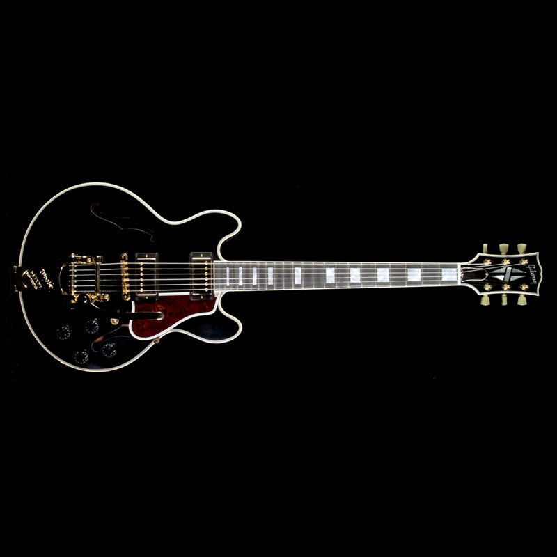 Used 2016 Gibson Custom Shop CS-356 Electric Guitar Ebony with Bigsby Tailpiece — 2