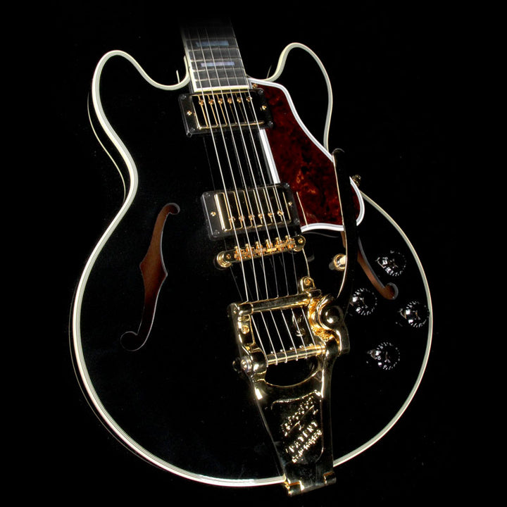 Used 2016 Gibson Custom Shop CS-356 Electric Guitar Ebony with Bigsby Tailpiece