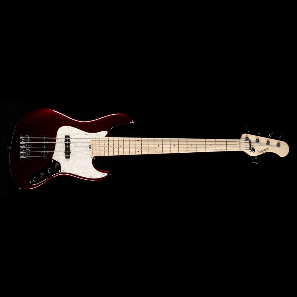 Sadowsky Metroline MV5 5-String Bass Guitar Dark Cherry Metallic — 2