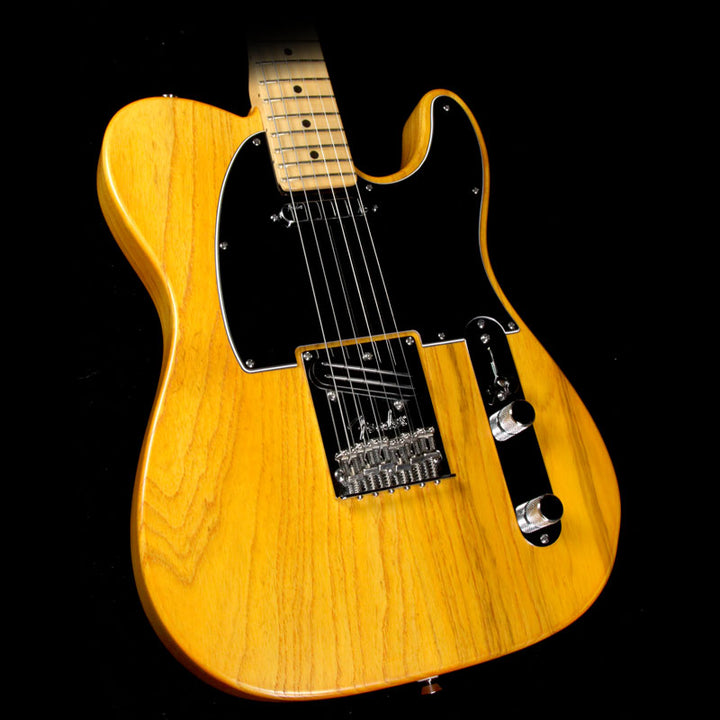 Used 2012 Fender FSR American Standard Hand Rubbed Ash Telecaster Electric Guitar Amber Stain