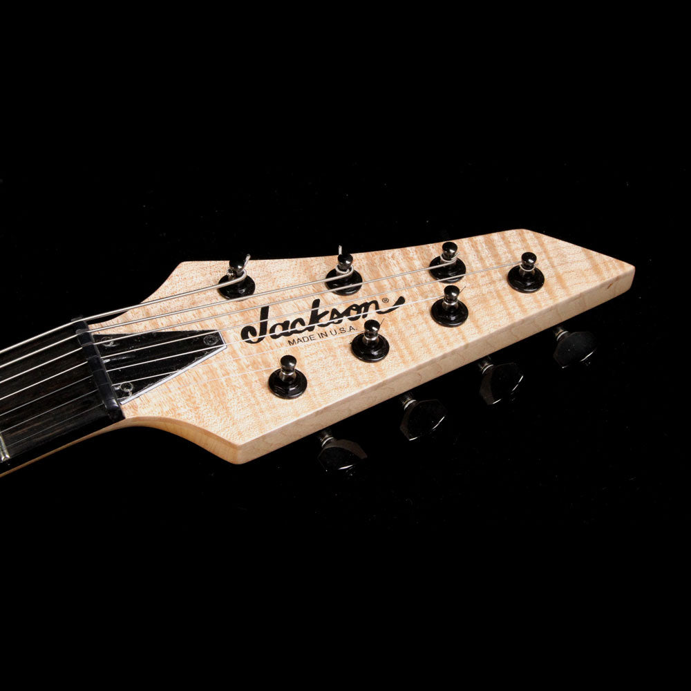 Used Jackson USA Select B7 Hardtail Baritone Electric Guitar Au Natural — 4