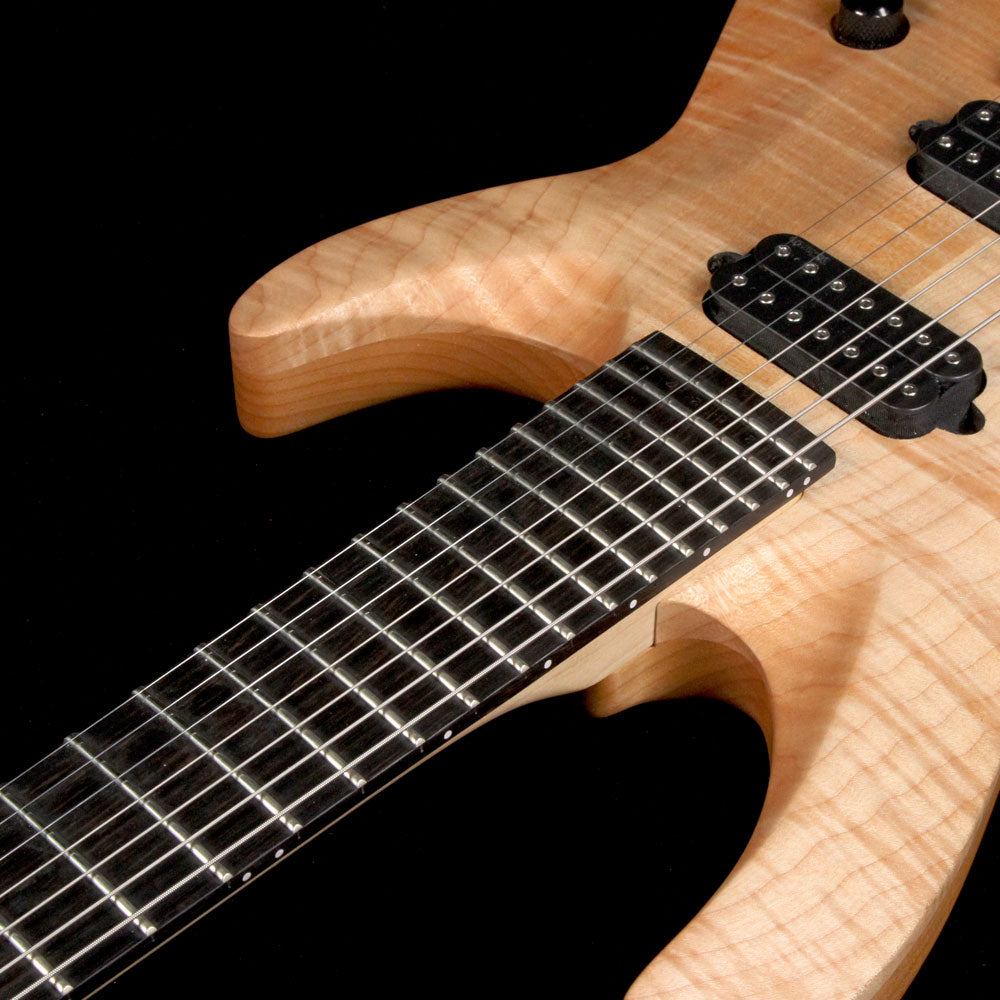 Used Jackson USA Select B7 Hardtail Baritone Electric Guitar Au Natural — 8