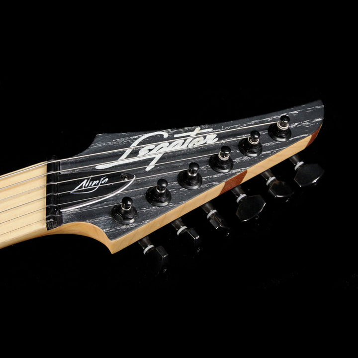 Legator Ninja Fanned Fret 6-String Ash Body Electric Guitar Black