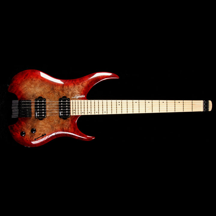 Legator Ghost Standard 6-String Electric Guitar Scarlet Burl