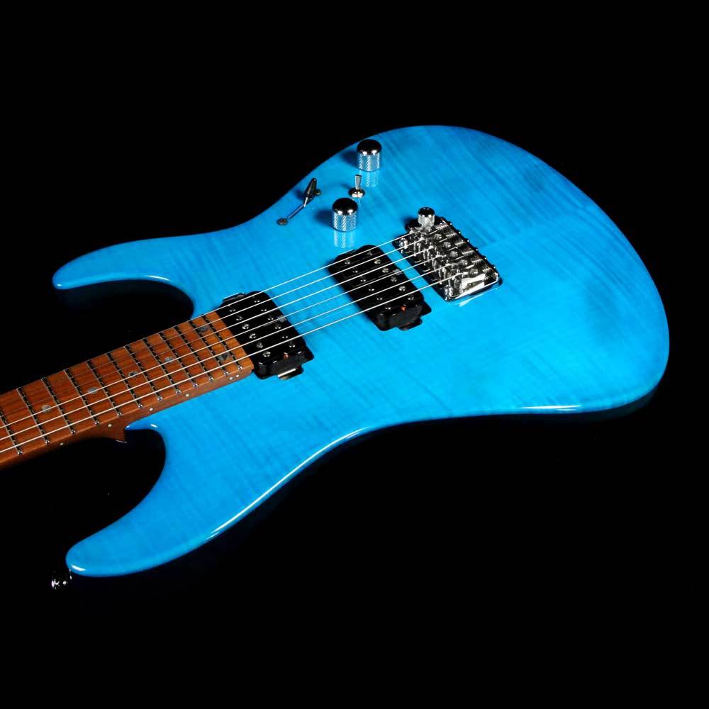Ibanez Martin Miller Signature MM1 Transparent Aqua Blue — 7