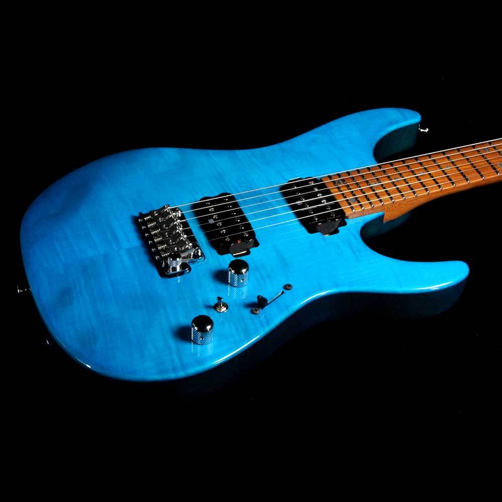Ibanez Martin Miller Signature MM1 Transparent Aqua Blue — 8