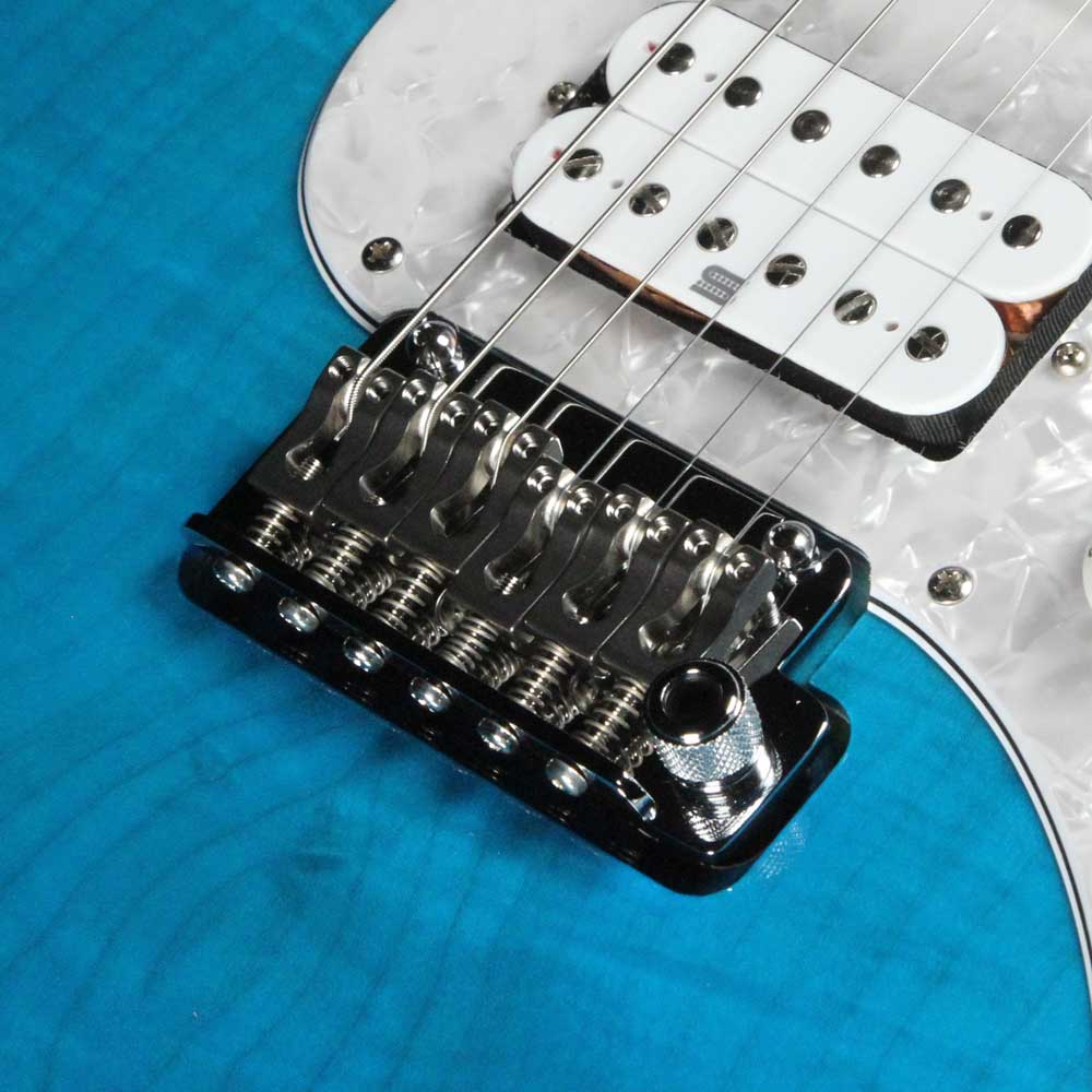 Ibanez AZ Prestige AZ2204F Transparent Aqua Blue — 6