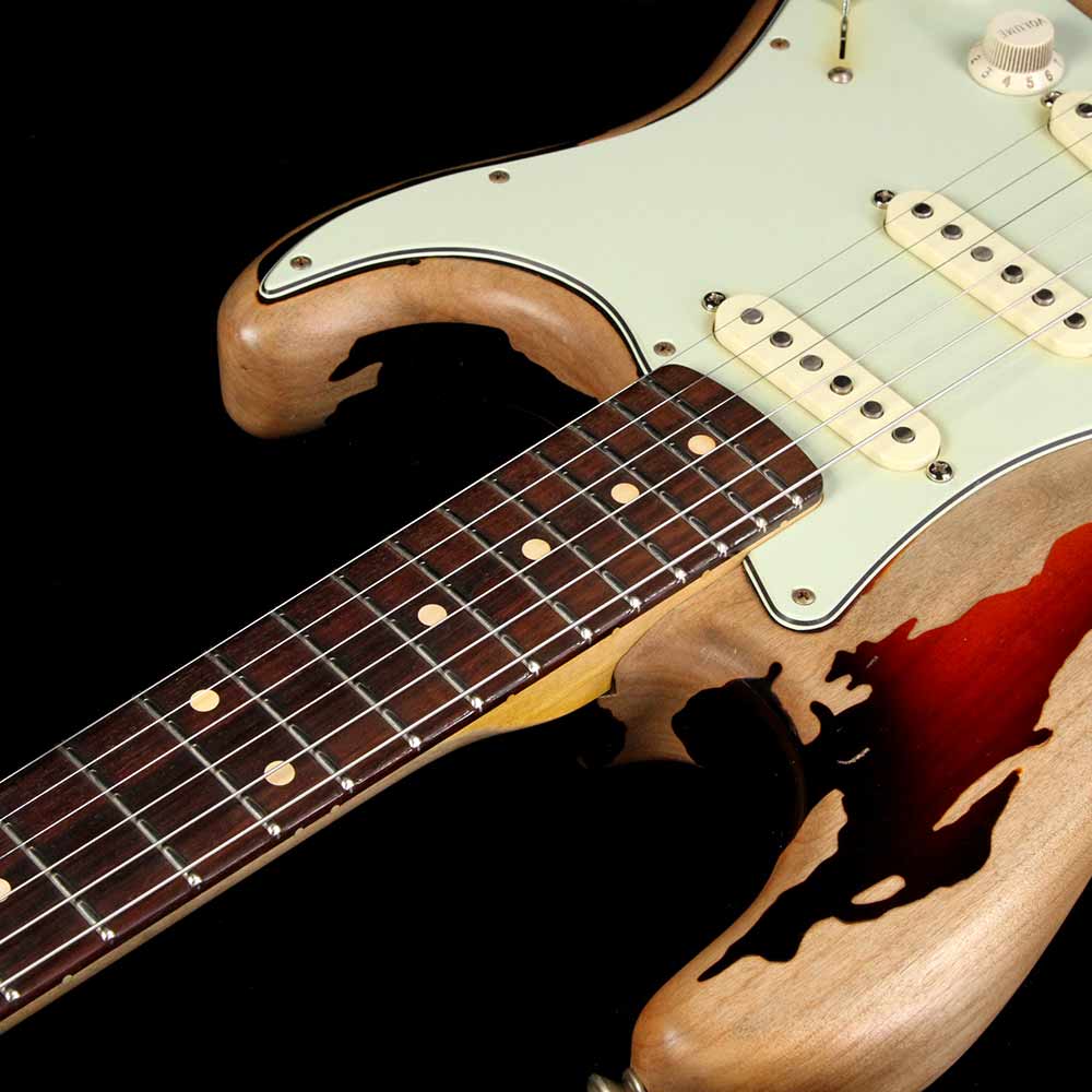 Used 2016 Fender Custom Shop Rory Gallagher Tribute Stratocaster Electric Guitar 3-Tone Sunburst — 5