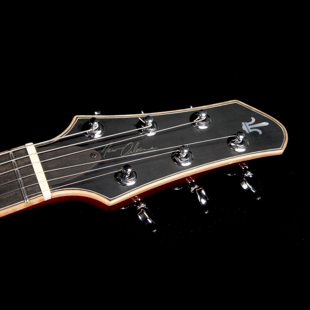 Used 2014 New Orleans Guitar Company JB-14 Semi-Hollow Electric Guitar Vintage Cherry — 4