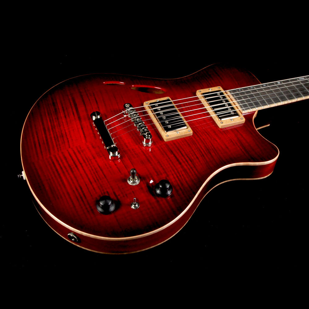 Used 2014 New Orleans Guitar Company JB-14 Semi-Hollow Electric Guitar Vintage Cherry — 7