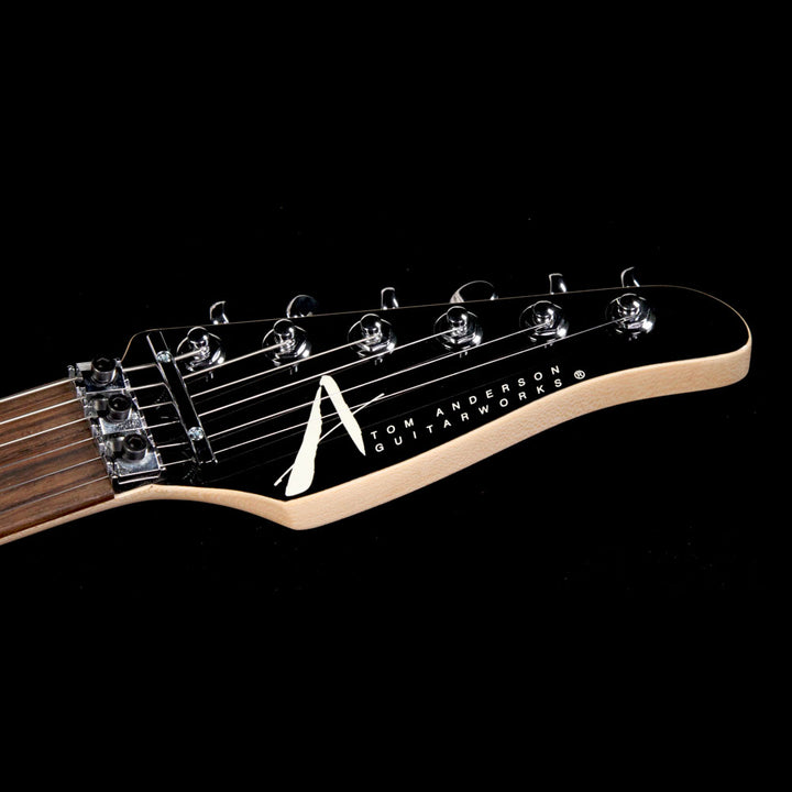 Used 2017 Tom Anderson Guitarworks Drop Top Electric Guitar Natural Black to T-Red Burst