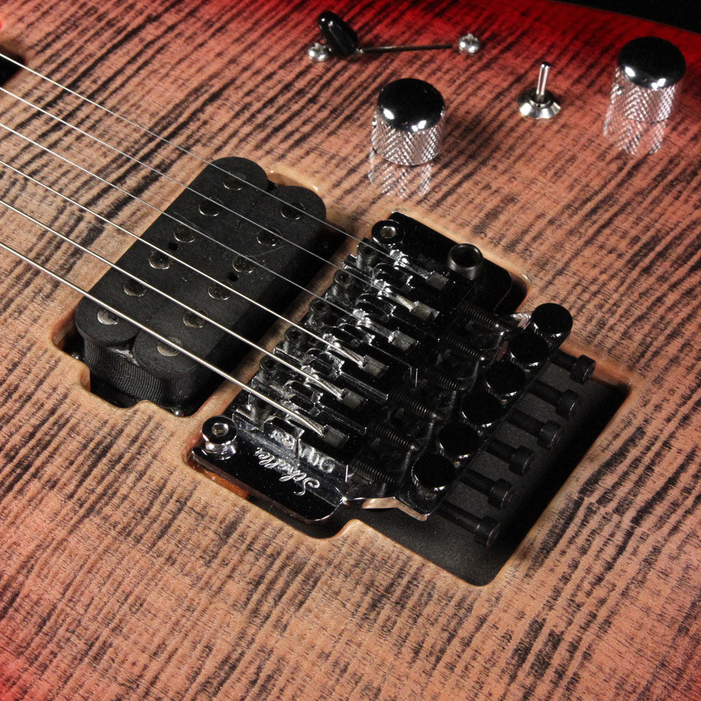 Used 2017 Tom Anderson Guitarworks Drop Top Electric Guitar Natural Black to T-Red Burst — 5