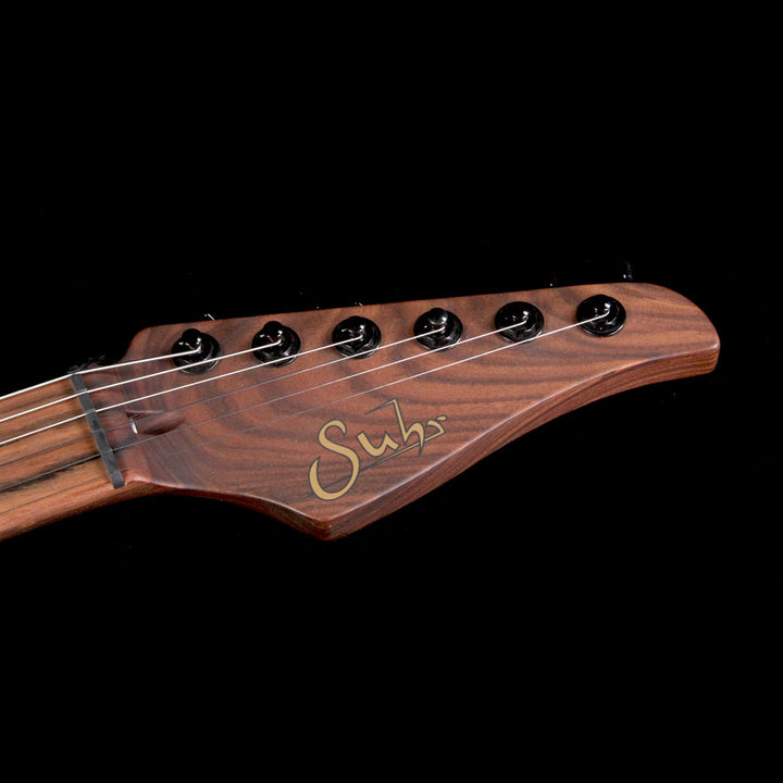 Used 2017 Suhr Standard Waterfall Burl Maple Top Electric Guitar Pink Algae