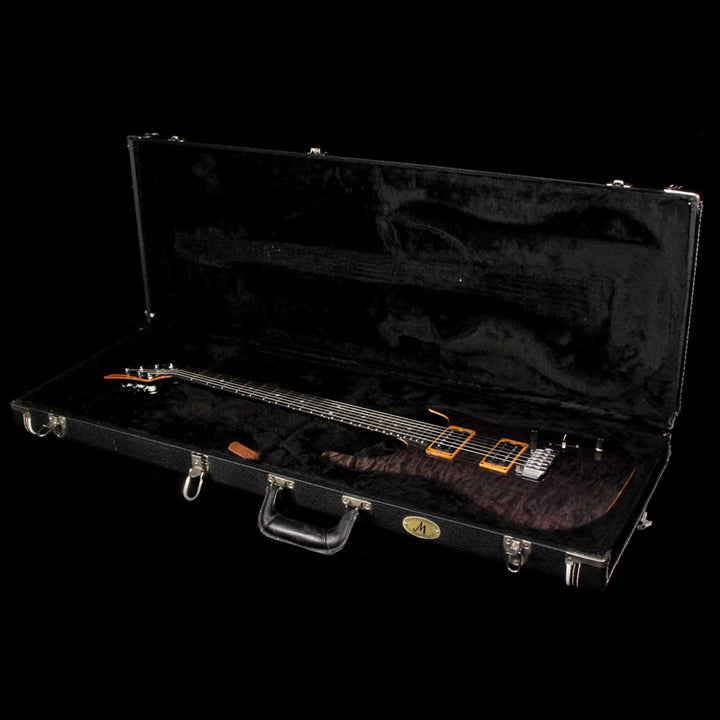 Used Brian Moore MC-1 Quilt Maple Electric Guitar Transparent Black