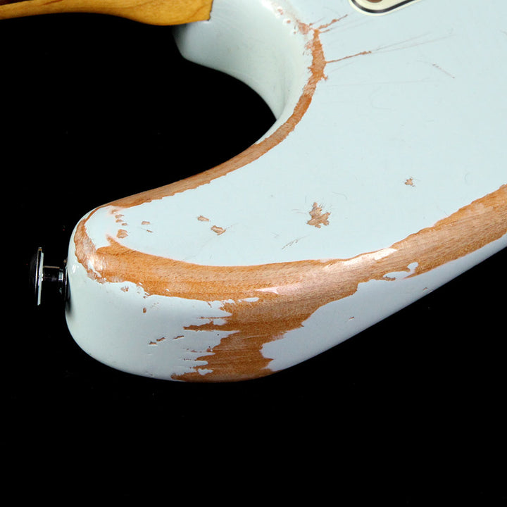 Used 2017 Suhr Classic Extreme Antique Triple Thornbucker Electric Guitar Sonic Blue