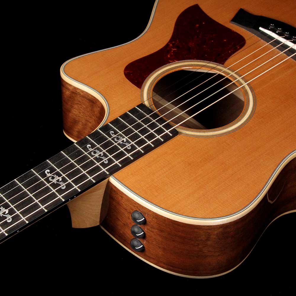 Used 2016 Taylor 416ce-LTD Cedar and Figured Walnut Grand Symphony Acoustic Guitar Natural — 5