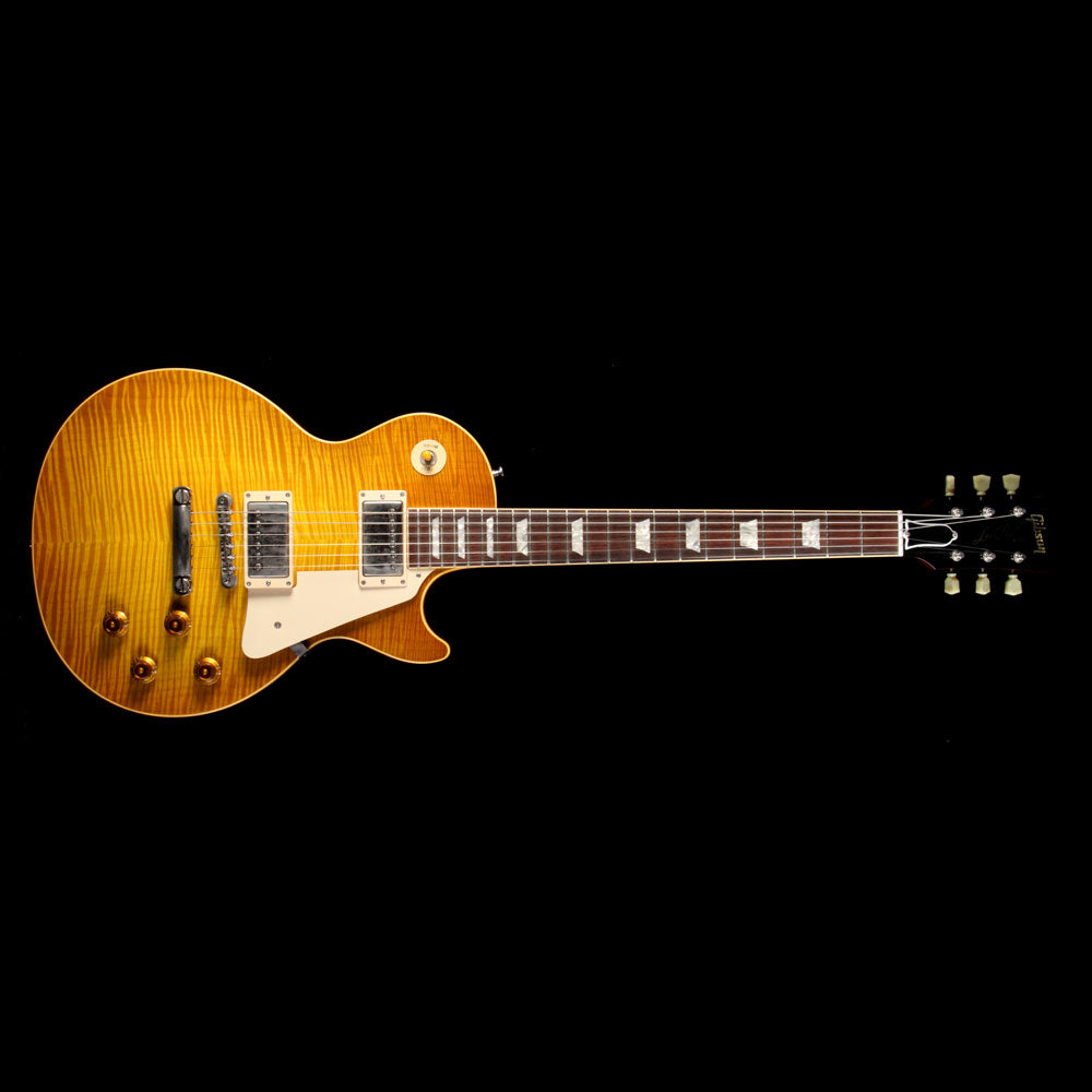 Used 1998 Gibson Custom 1958 Les Paul Reissue Electric Guitar Lemonburst — 2