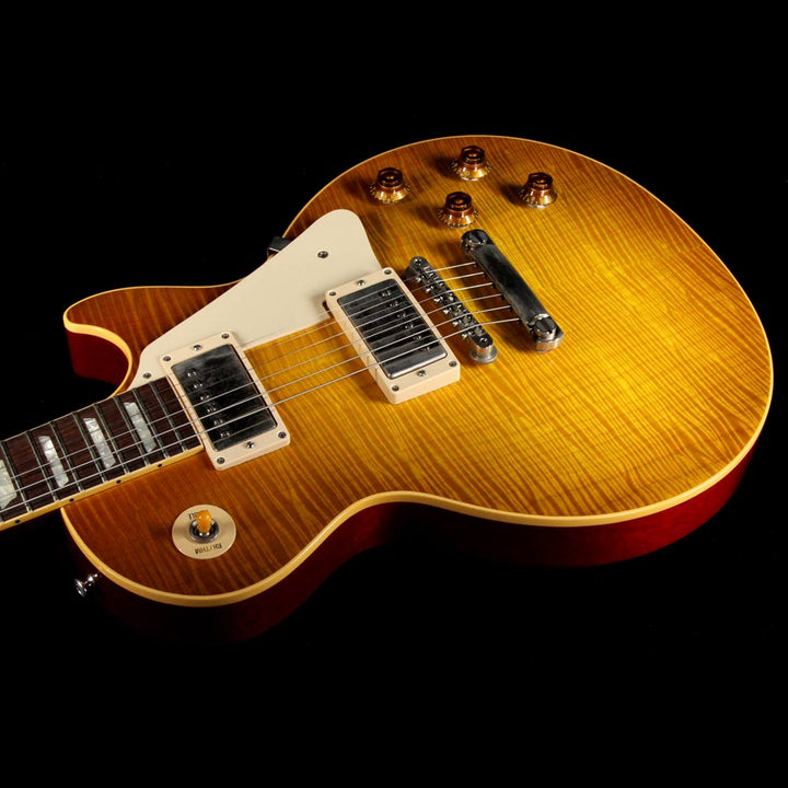 Used 1998 Gibson Custom 1958 Les Paul Reissue Electric Guitar Lemonburst
