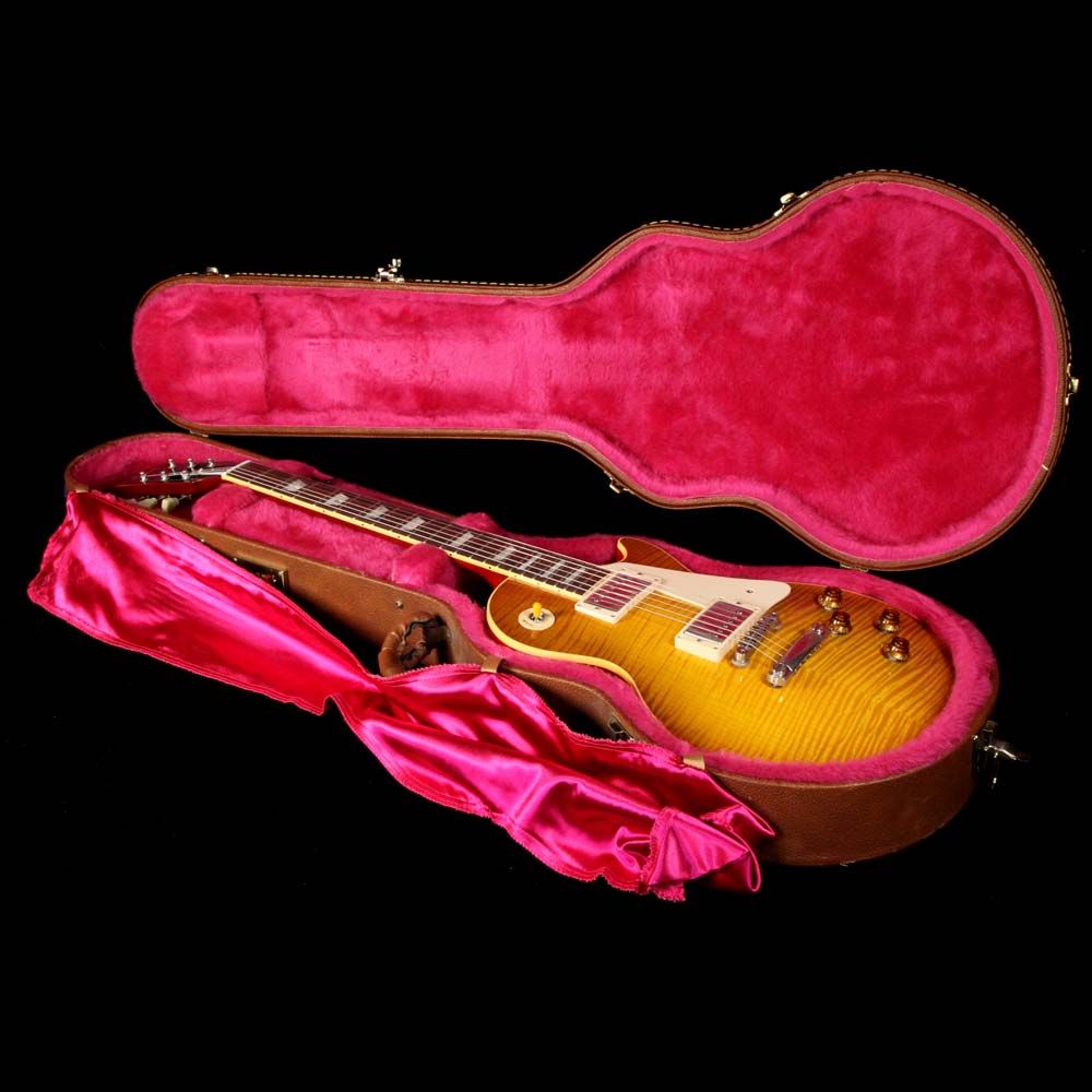 Used 1998 Gibson Custom 1958 Les Paul Reissue Electric Guitar Lemonburst — 10
