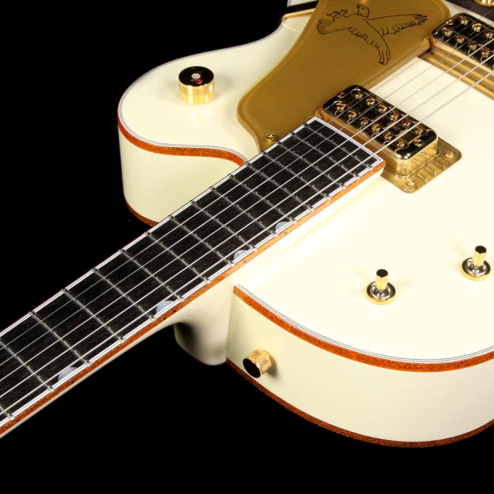 Used 2016 Gretsch G613T-59GE Vintage Select '59 White Falcon Electric Guitar Vintage White — 5