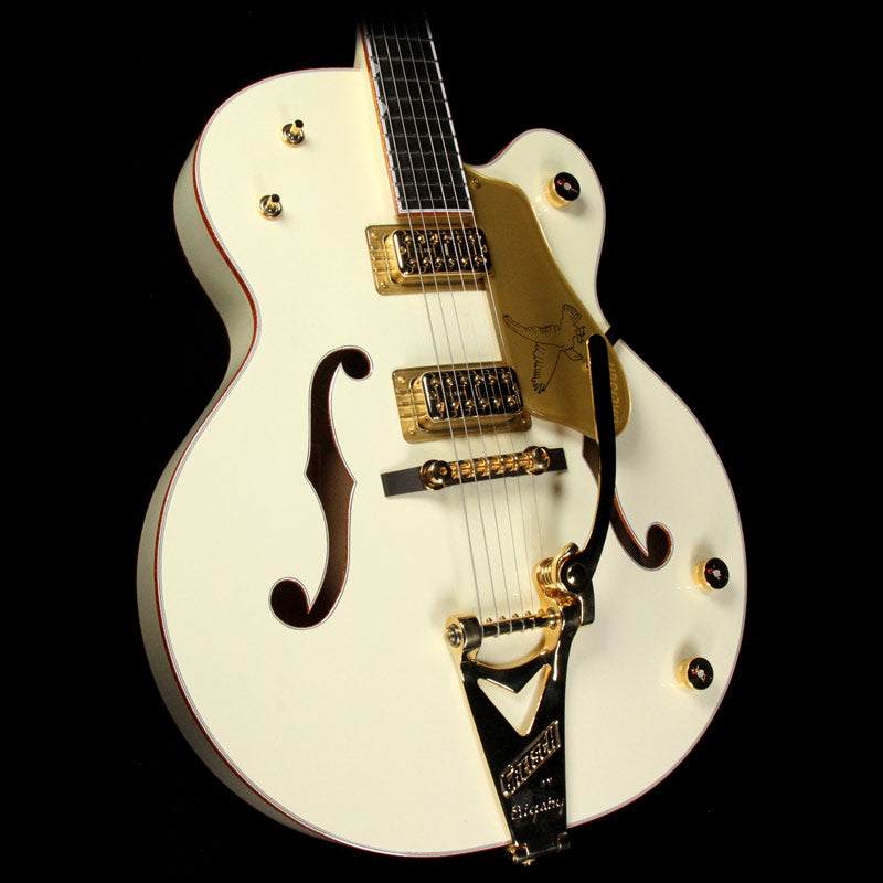 Used 2016 Gretsch G613T-59GE Vintage Select '59 White Falcon Electric Guitar Vintage White — 1