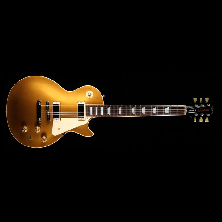 Used 2015 Gibson Les Paul Deluxe Electric Guitar Goldtop