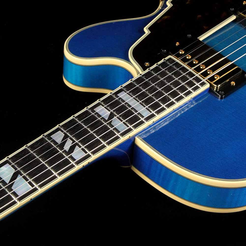 Used D'Angelico Made in Japan NY-SS Electric Guitar Blueberry Burst — 5