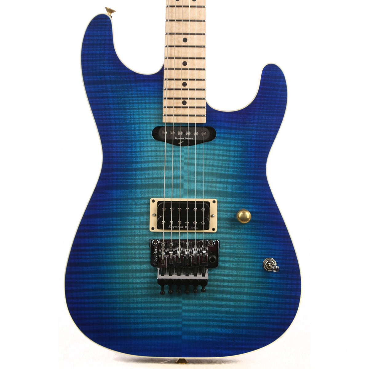 Charvel Custom Shop San Dimas HS Chlorine Transparent — 1