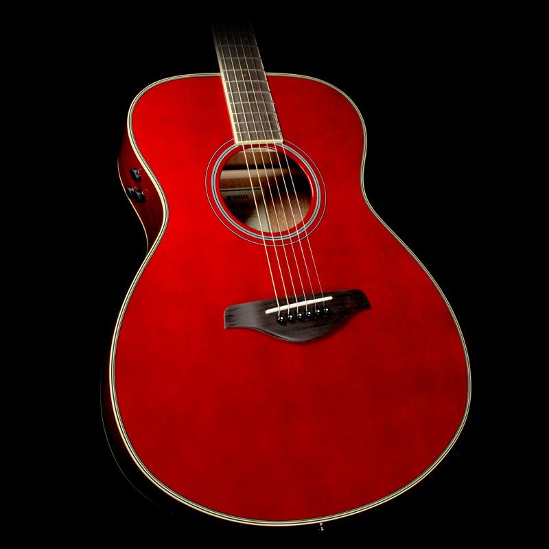 Yamaha FS-TA Transacoustic Vintage Tint Acoustic Ruby Red | The