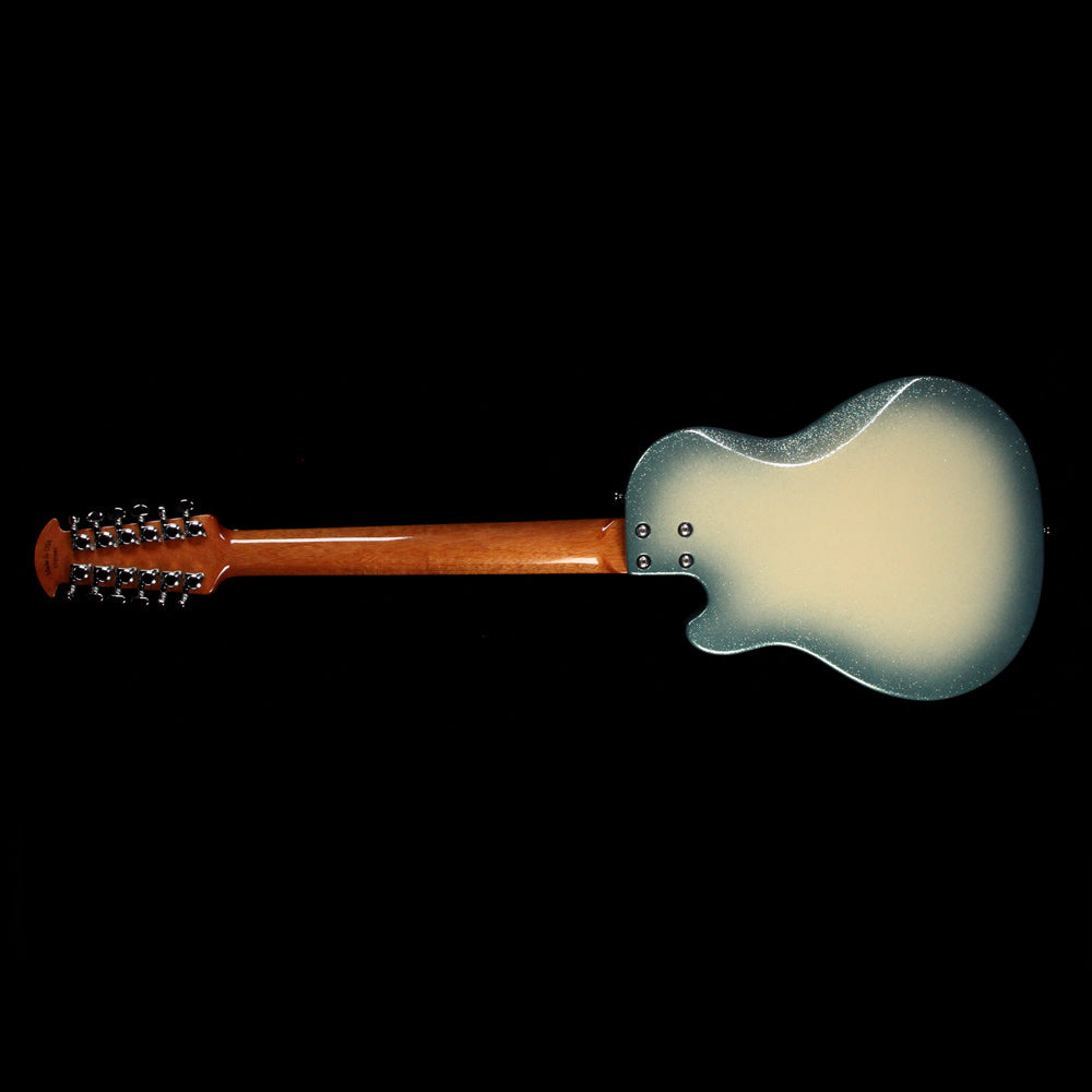 Ovation Glen Campbell Bluebird 12C Electric Guitar Creme to Blue Flake Burst — 3