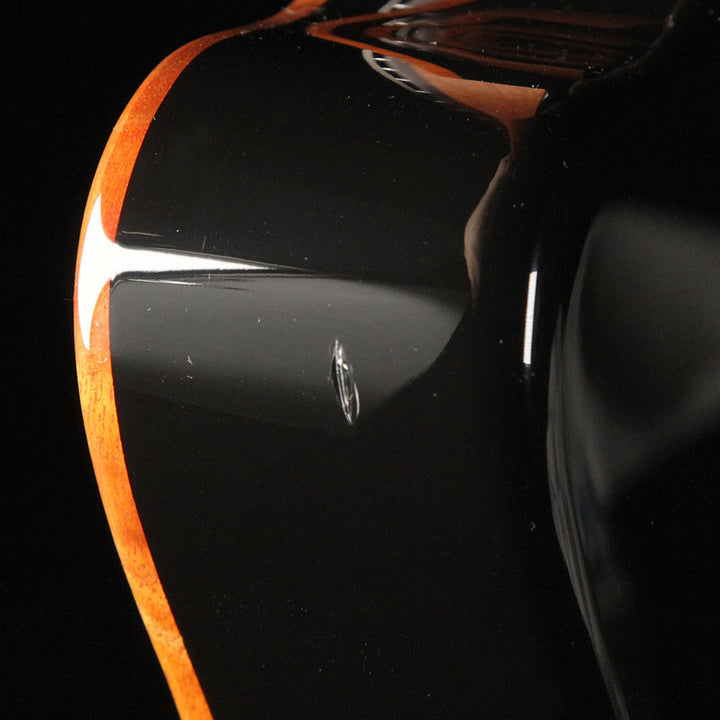 Used 2014 Tom Anderson Crowdster Plus 2 Acoustic Guitar Black Shaded Teardrop