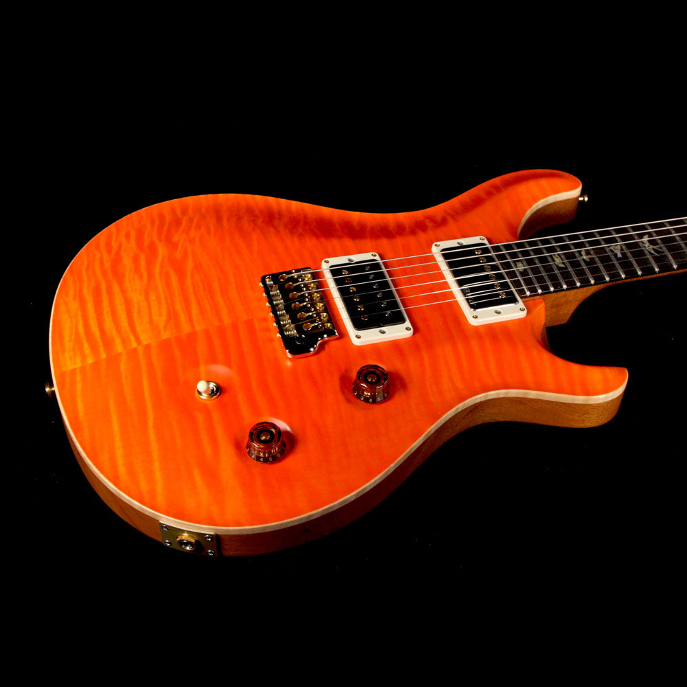 Used 2016 Paul Reed Smith Wood Library Custom 24 Fatback Electric Guitar Satin Koi Orange — 5
