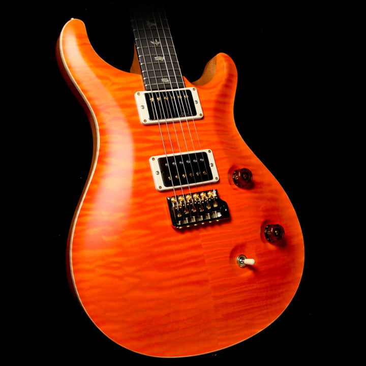Used 2016 Paul Reed Smith Wood Library Custom 24 Fatback Electric Guitar Satin Koi Orange