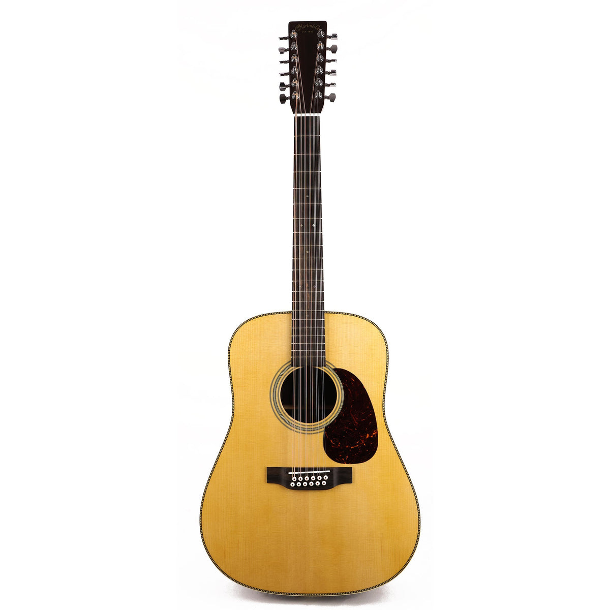 Martin HD12-28 12-String Dreadnought Acoustic Natural — 2