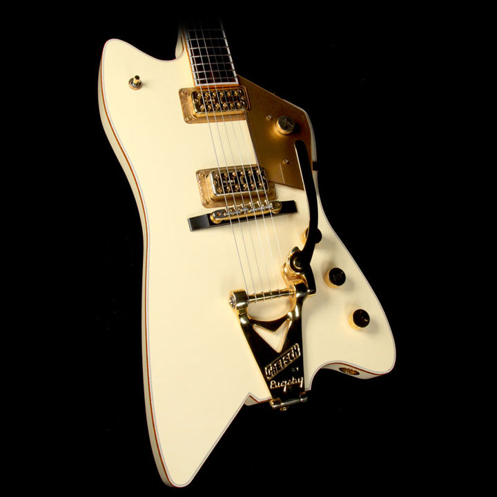 Used 2008 Gretsch Limited Edition Billy Bo Jupiter Electric Guitar White Penguin