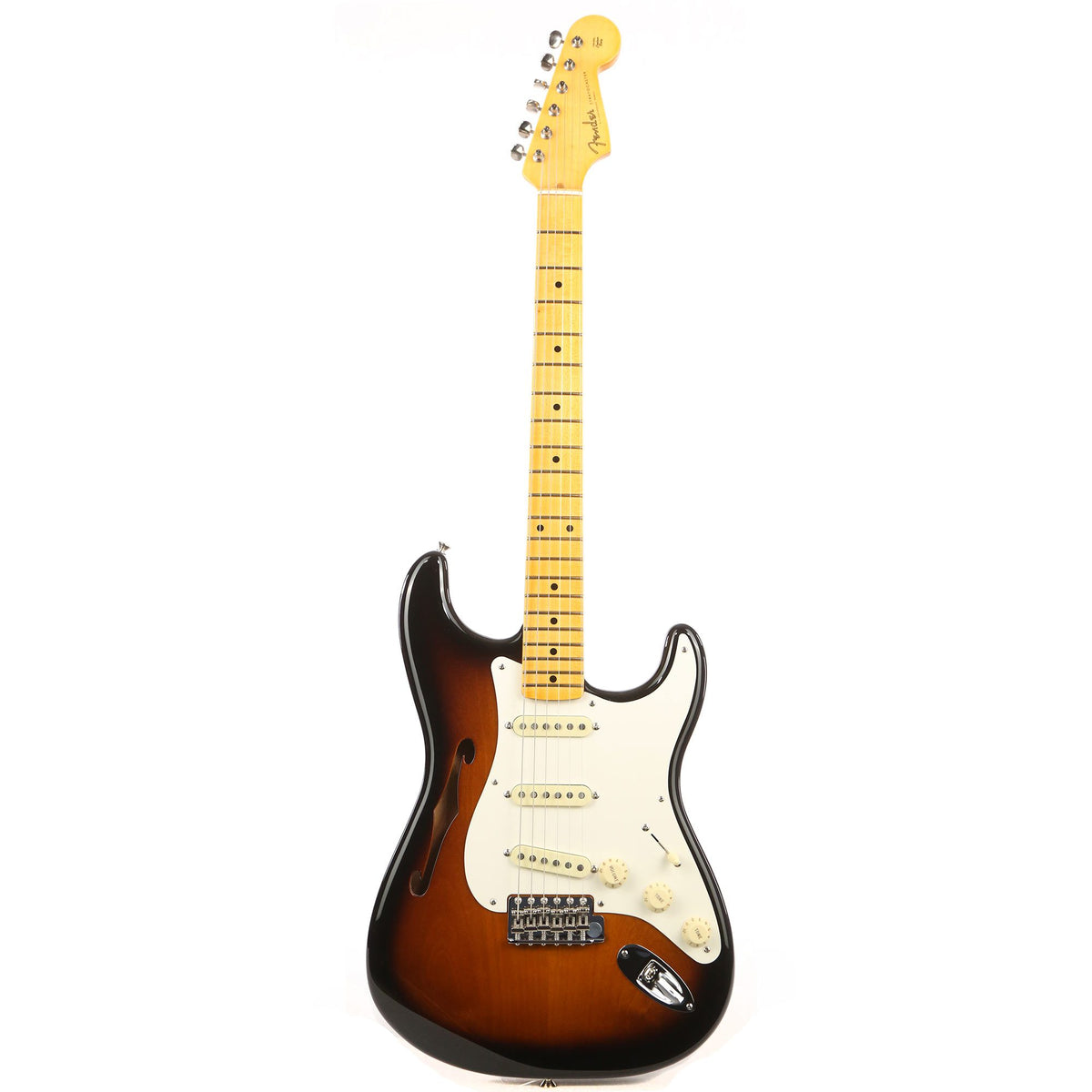 Fender Artist Series Eric Johnson Signature Stratocaster Thinline 2-Tone Sunburst — 2