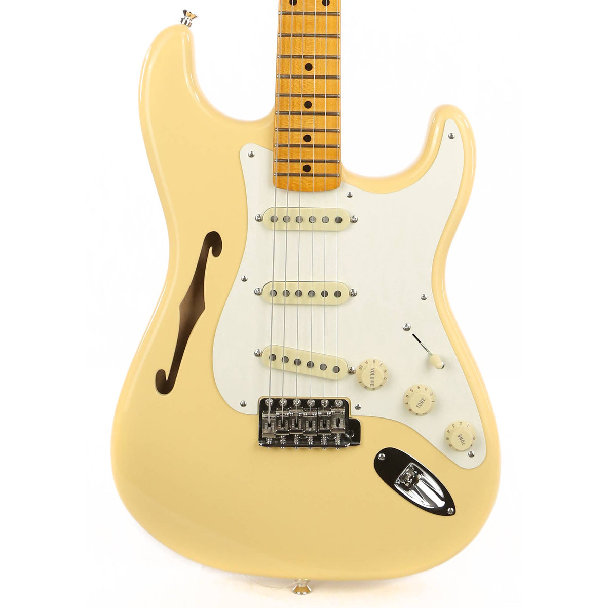 Fender Artist Series Eric Johnson Signature Stratocaster Thinline Vintage White 2019 — 1