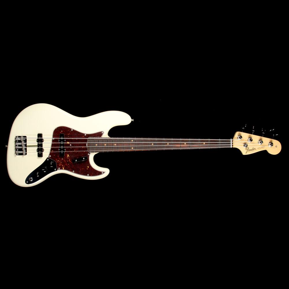 Fender American Original '60s Jazz Bass Guitar Olympic White — 2