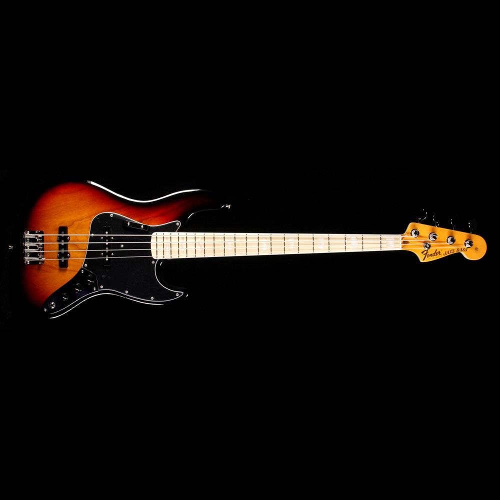 Fender American Original '70s Jazz Bass Guitar 3 Color Sunburst — 2