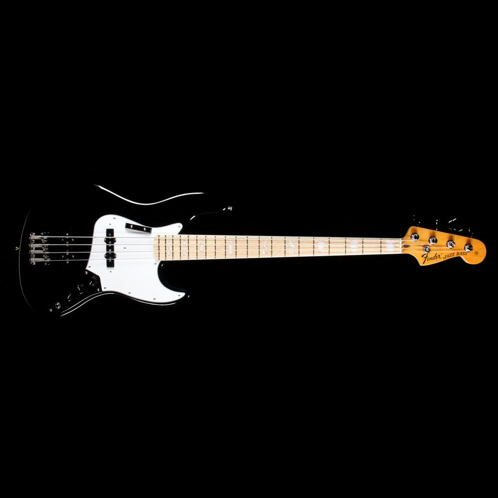 Fender American Original '70s Jazz Bass Guitar Black — 2