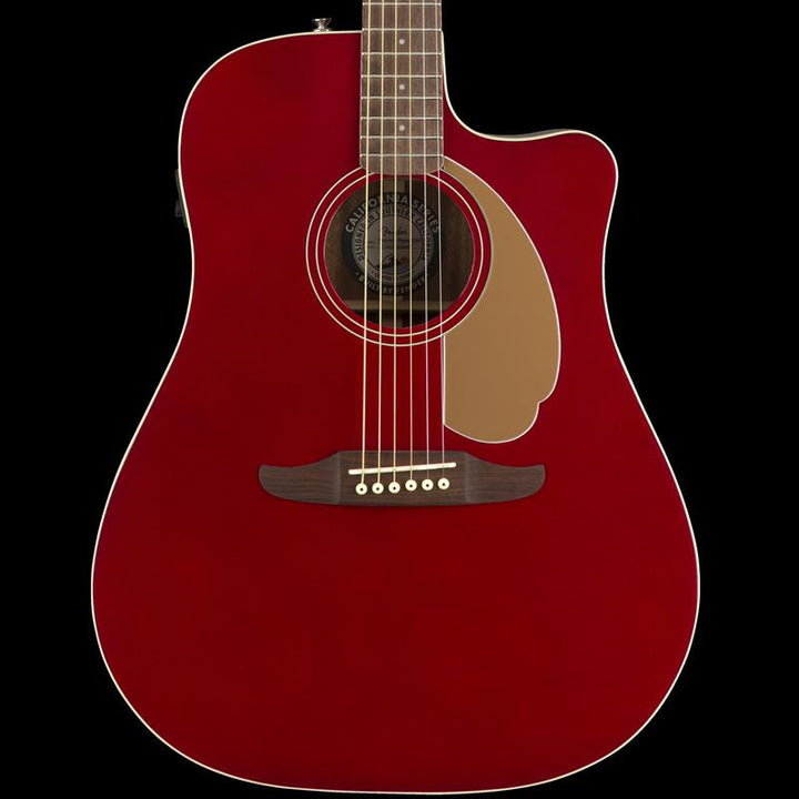 Fender California Series Redondo Player Acoustic Candy Apple Red