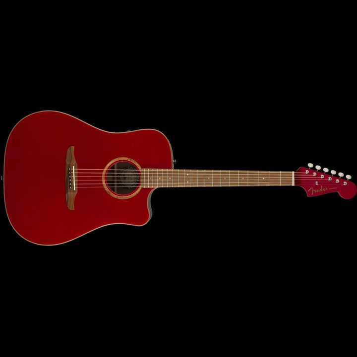 Fender California Series Redondo Classic Acoustic Hot Rod Red Metallic