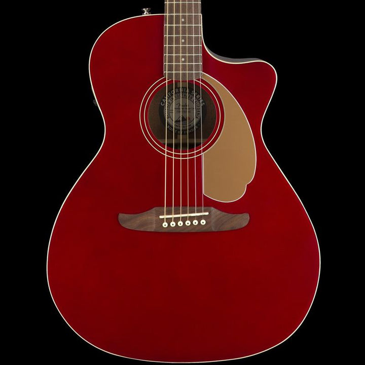 Fender California Series Newporter Player Acoustic Candy Apple Red