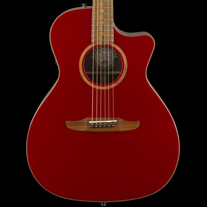 Fender California Series Newporter Classic Acoustic Hot Rod Red Metallic