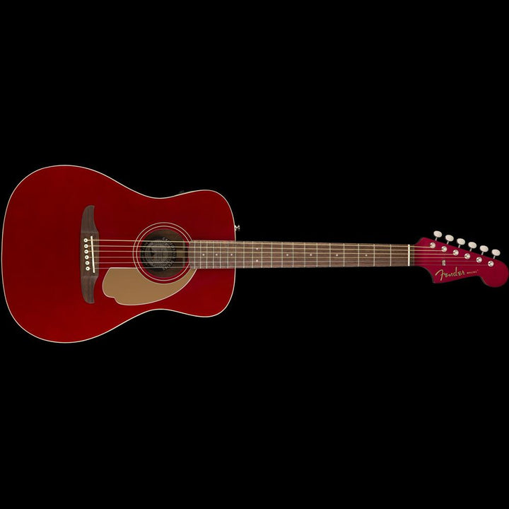 Fender California Series Malibu Player Acoustic Candy Apple Red