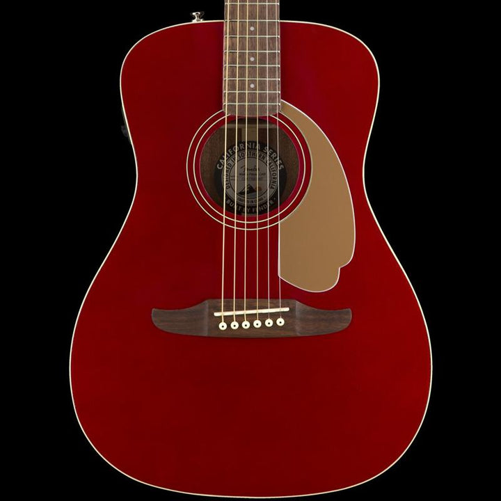 Fender California Series Malibu Player Acoustic Candy Apple Red